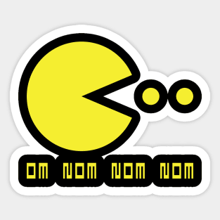 Om Nom Nom Nom Sticker